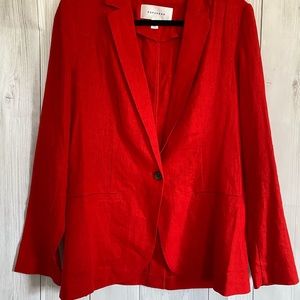 PopSugar Red Blazer